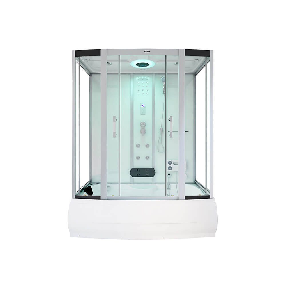 HOME DELUXE Dampfdusche Duschtempel DIAMOND mit Whirlpoolfunktion und LED-B günstig online kaufen