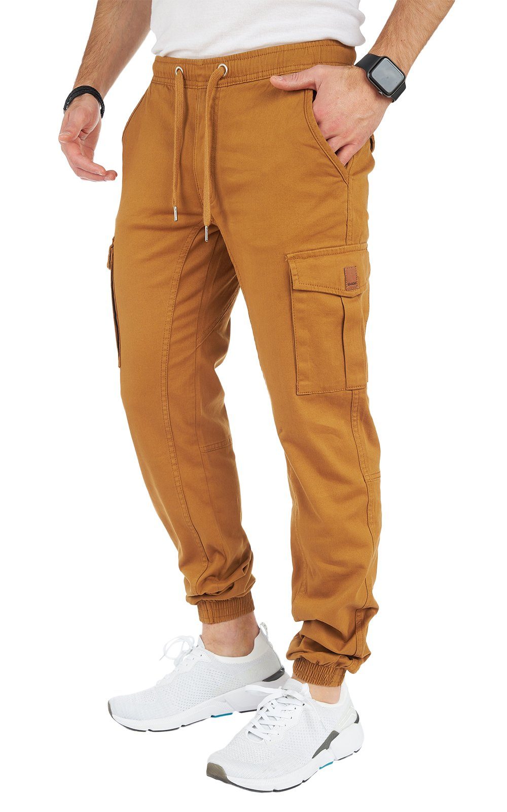 Styleko Chinohose Slim fit Cargohose Herren Cargohose männer Cargohose für Herren Jogger