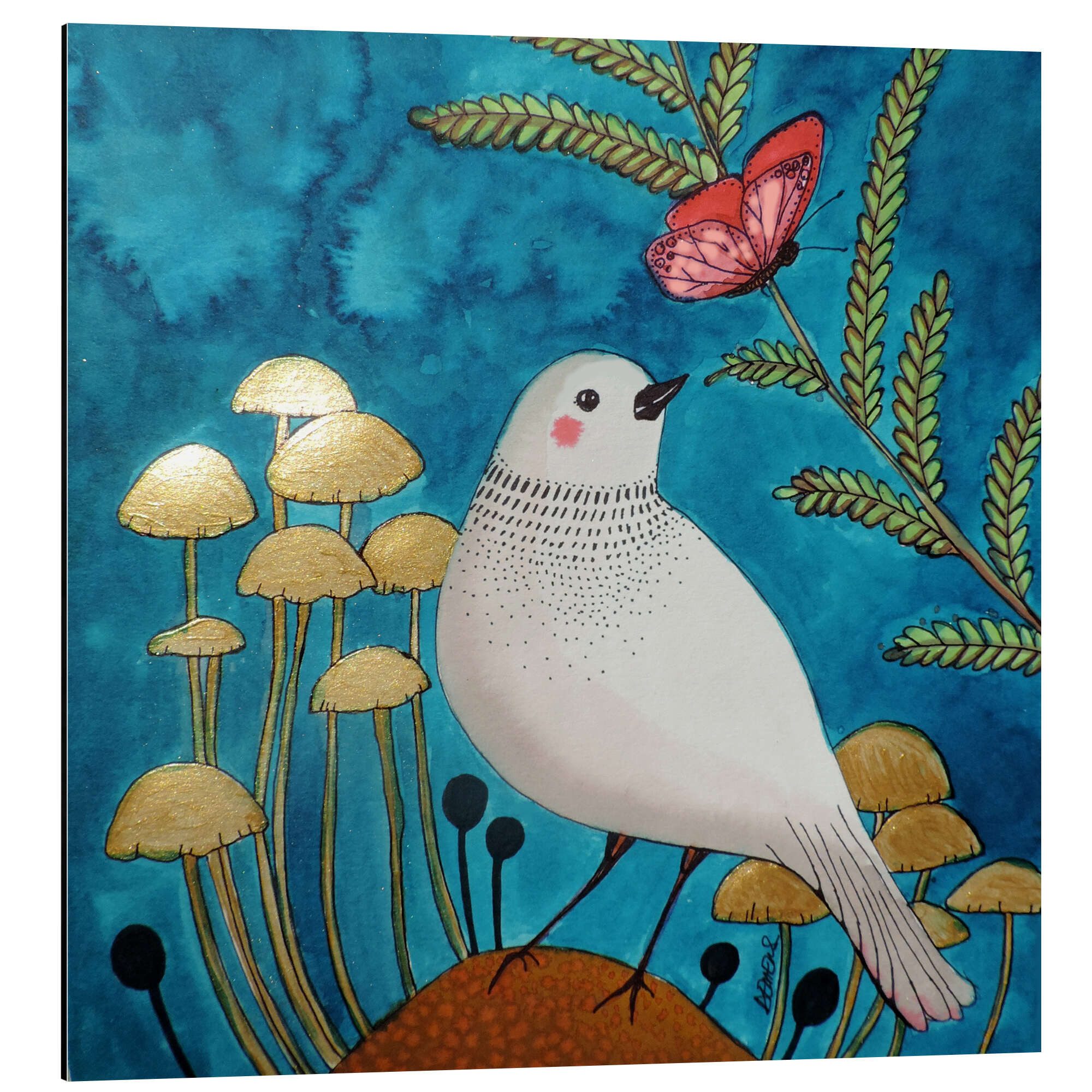 Posterlounge Wandbild Der kleine Pfad, Sylvie Demers, erhältlich als Poster, Leinwandbild, Wandsticker oder Acrylglasbild