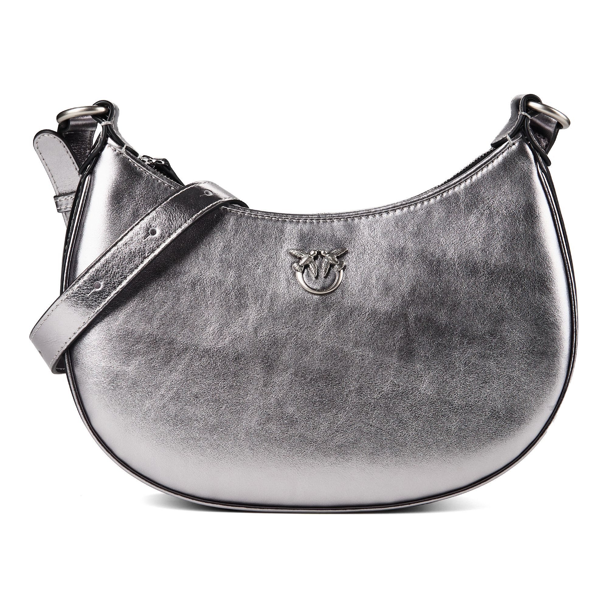 PINKO Schultertasche Half Moon Mini, Leder