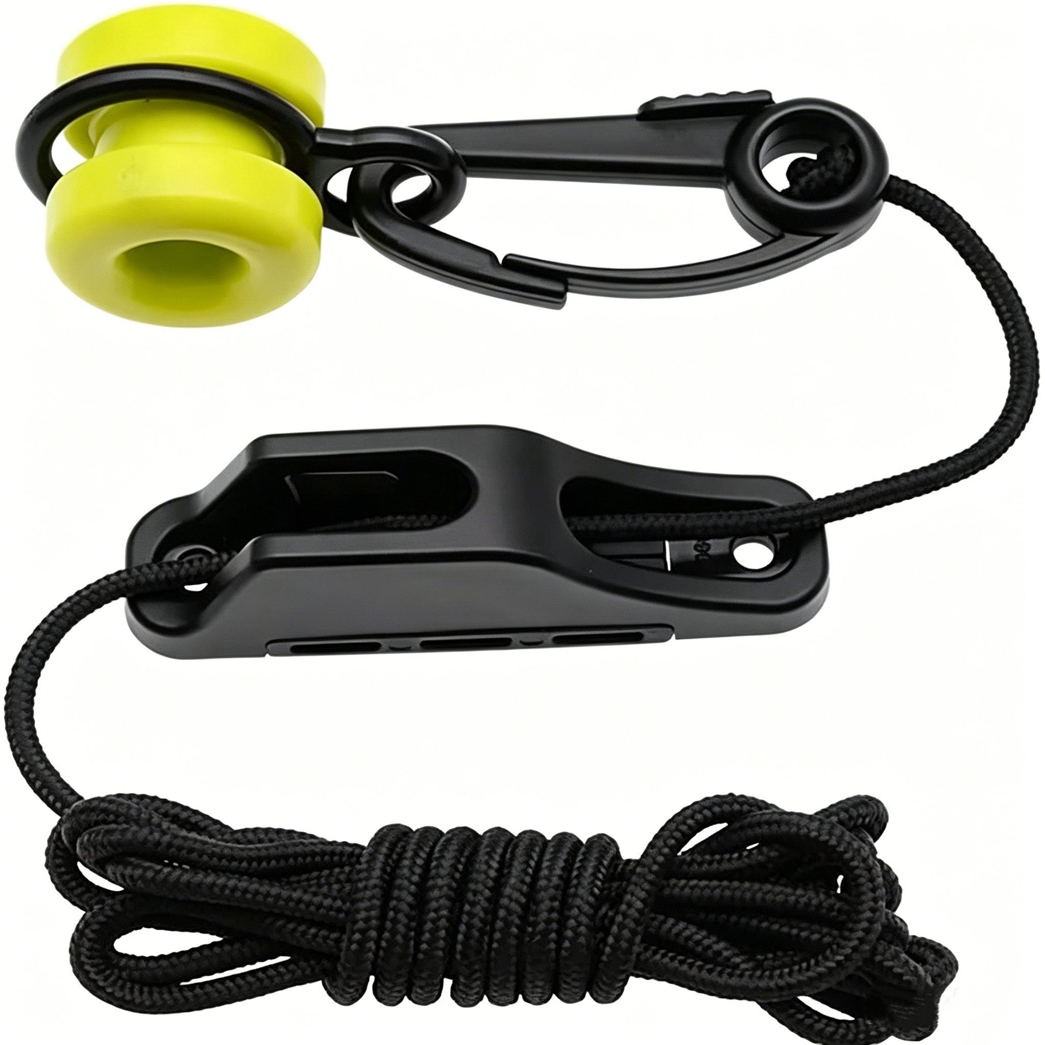 GARRYFIZH Angelgewicht Downrigger Retriever Kit mit 2.2m Seil Trolling Schleppangeln Grün, (Set), Schleppfischen, Salzwasserfest, Sicher & Leicht, Meeres-Zubehör
