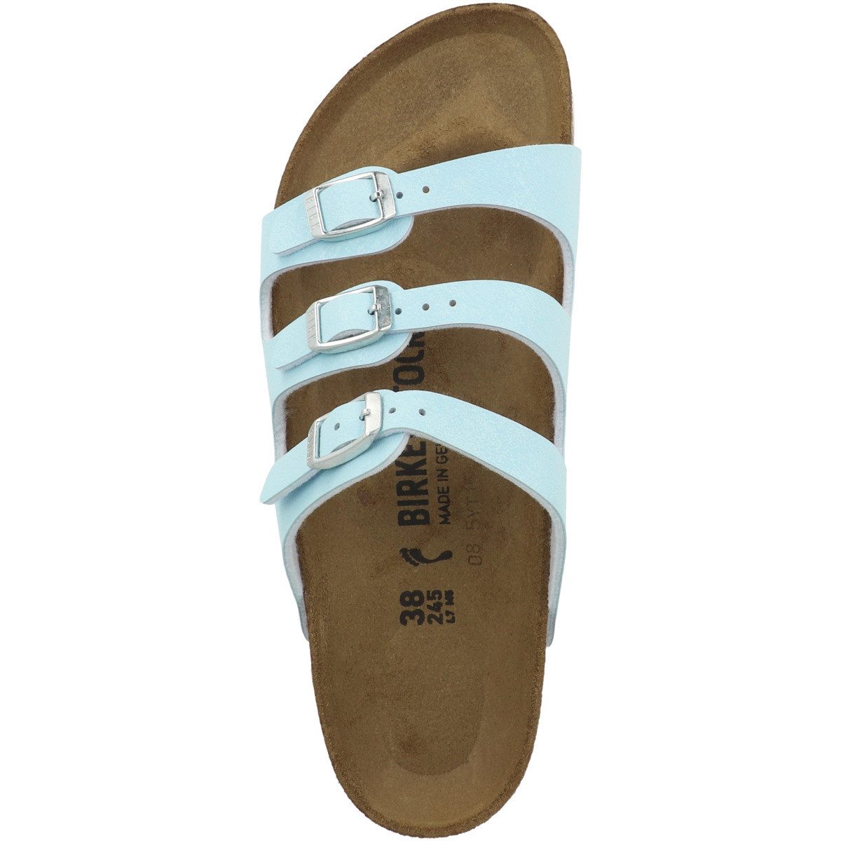 Birkenstock Florida Birko-Flor Nubuk schmal Damen Sandale Sandaletten, Somm günstig online kaufen