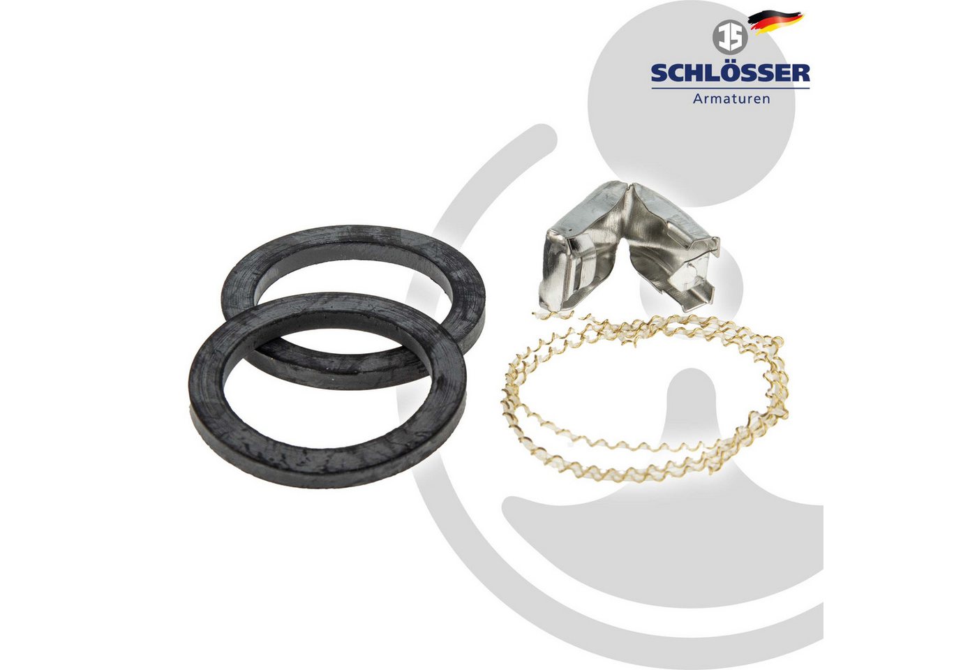 Thumbnail - Schlösser Wasserzähler Zubehörset zu Wasserzähler mit 1 Zoll DN 20, mit Plombe und Draht