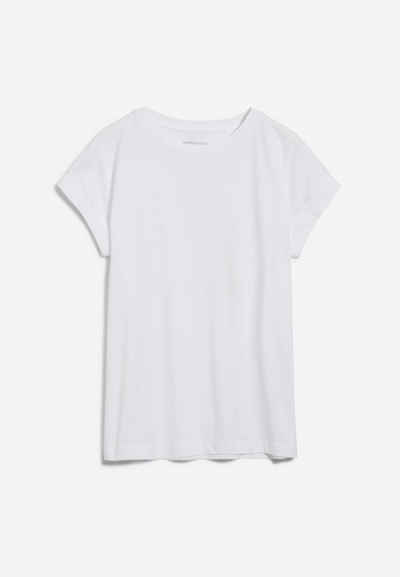Armedangels T-Shirt »IDAARA Damen T-Shirt Loose Fit aus Bio-Baumwolle« (1-tlg) Stickerei