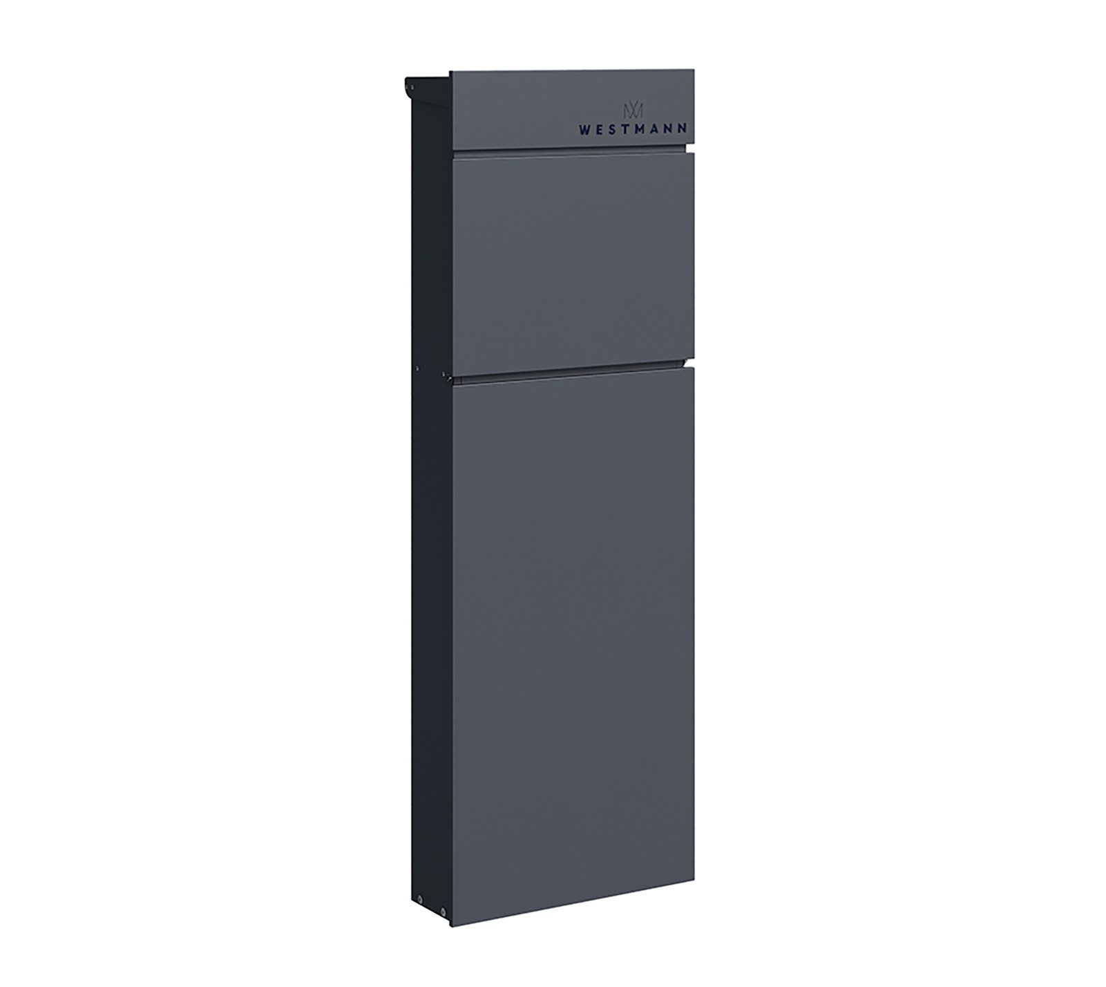 WESTMANN Paketbox Pippa (1-St), RAL7016, abschließbar (2 Schl), inkl. Befestigung, LxBxH 40x14x111 cm