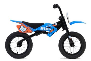 Driftwerk Laufrad DirtMX Balance Bike Motocross Optik 12" Luftreifen ab 3 Jahre 12 Zoll, gepolsterter Sitz, Gummigriffe mit Aufschlagschutz