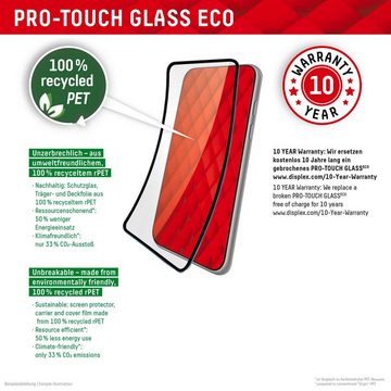 Displex ProTouch Glass Eco - Samsung S23 Ultra, Displayschutzglas, Displayschutzfolie Displayschutz kratzer-resistent 9H unzerbrechlich