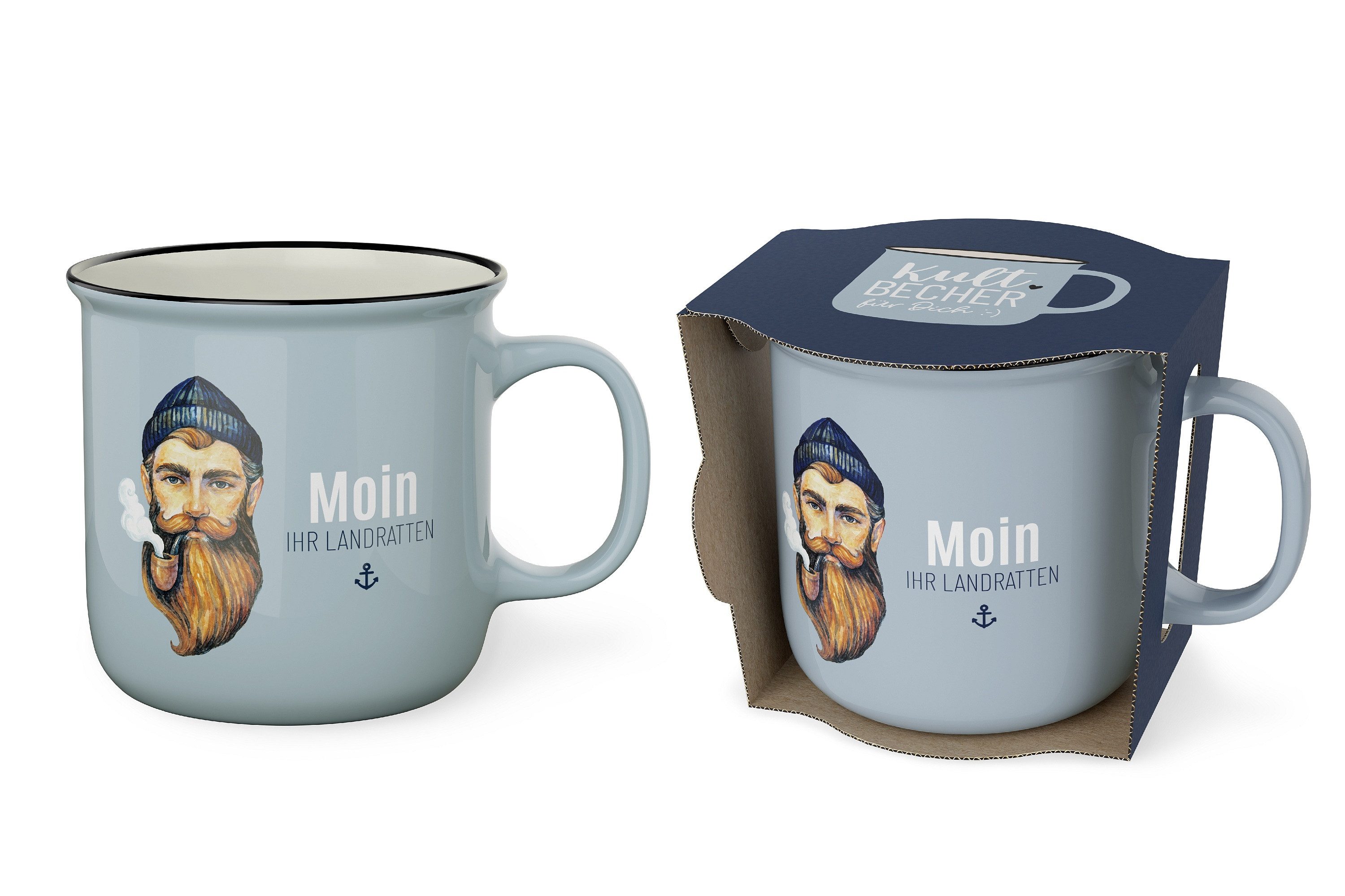 La Vida Tasse Kult-Becher Kaffeetasse Kaffee Tee Tasse 0,25l Geschenk la vida, Material: Porzellan