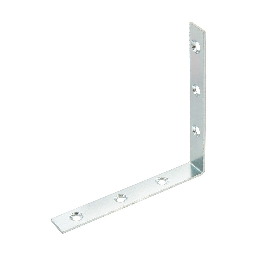 Silverline Fensterbeschlag Eckwinkel, 10er-Pckg. 100 x 1,6 x 16 mm