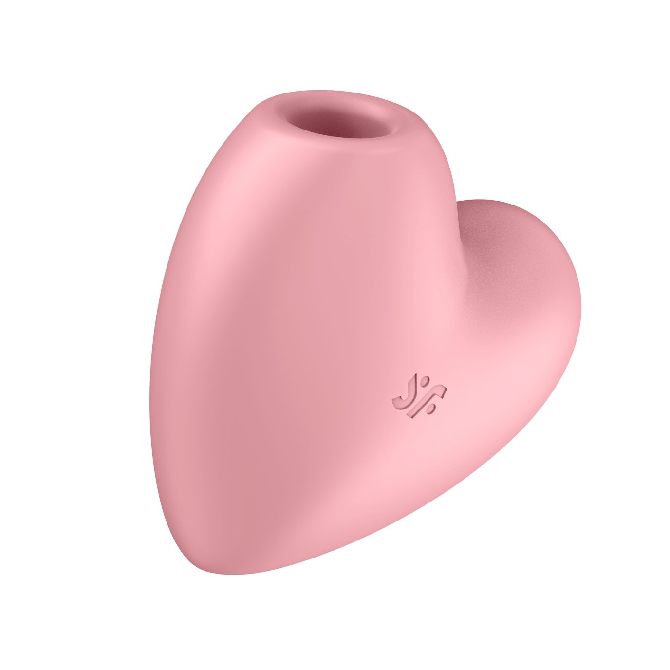 Satisfyer Auflege-Vibrator Satisfyer "Cutie Heart", Druckwellenvibrator, wasserdicht, 9,5cm, (1-tlg) rosa