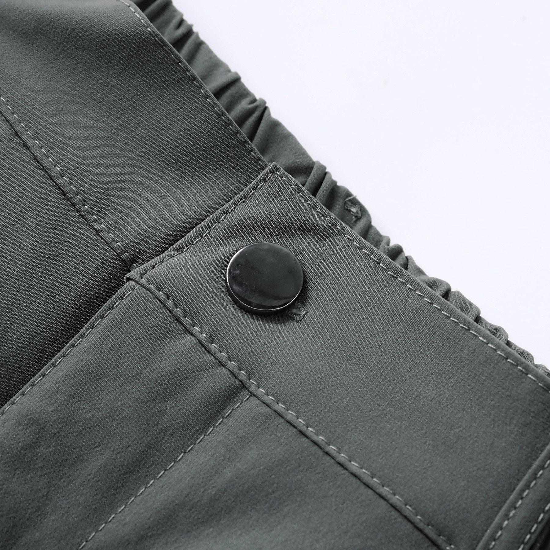 Allthemen Shorts Herren Business-Shorts in Unifarben mit seitlichem Gummizug