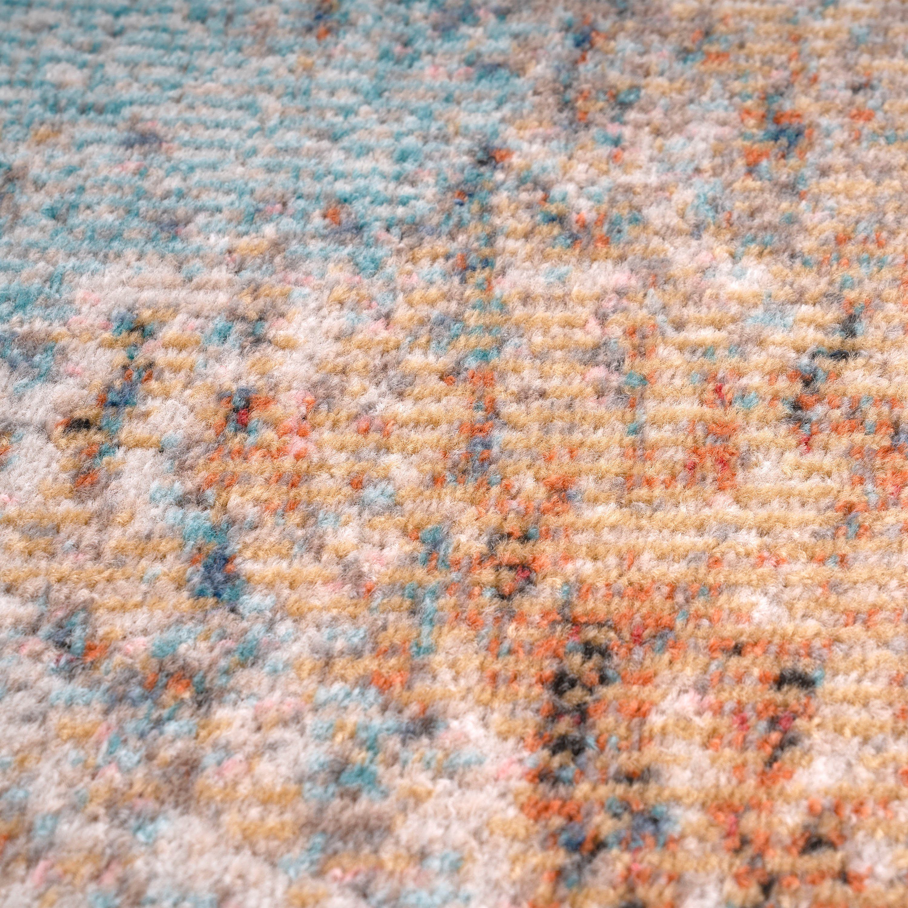 Paco Home Teppich Torres 273, rechteckig, Höhe: 8 mm, modernes abstraktes Design, In- und Outdoor geeignet, Wohnzimmer