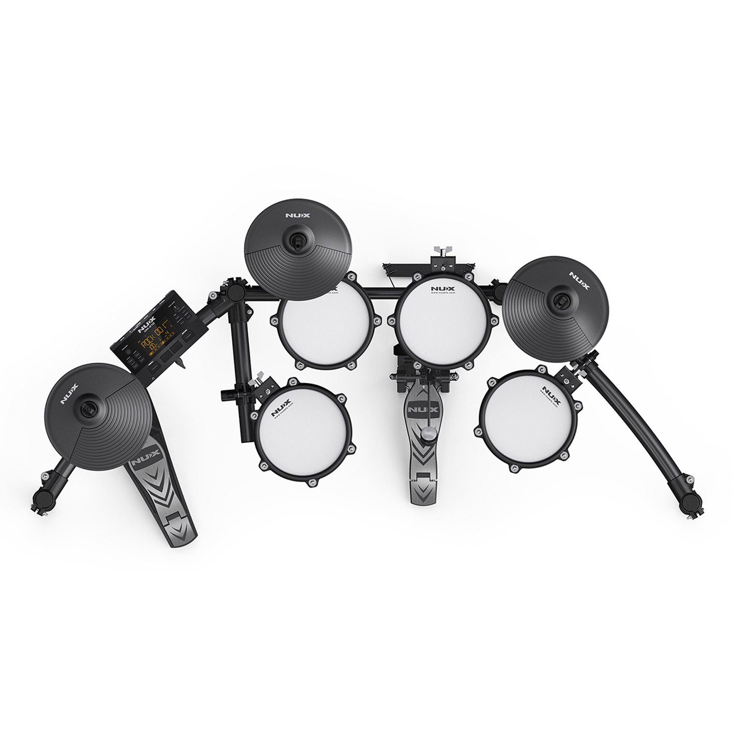 Nux E-Drum Nux DM-210 E-Dum elektronisches Schlagzeug, Set