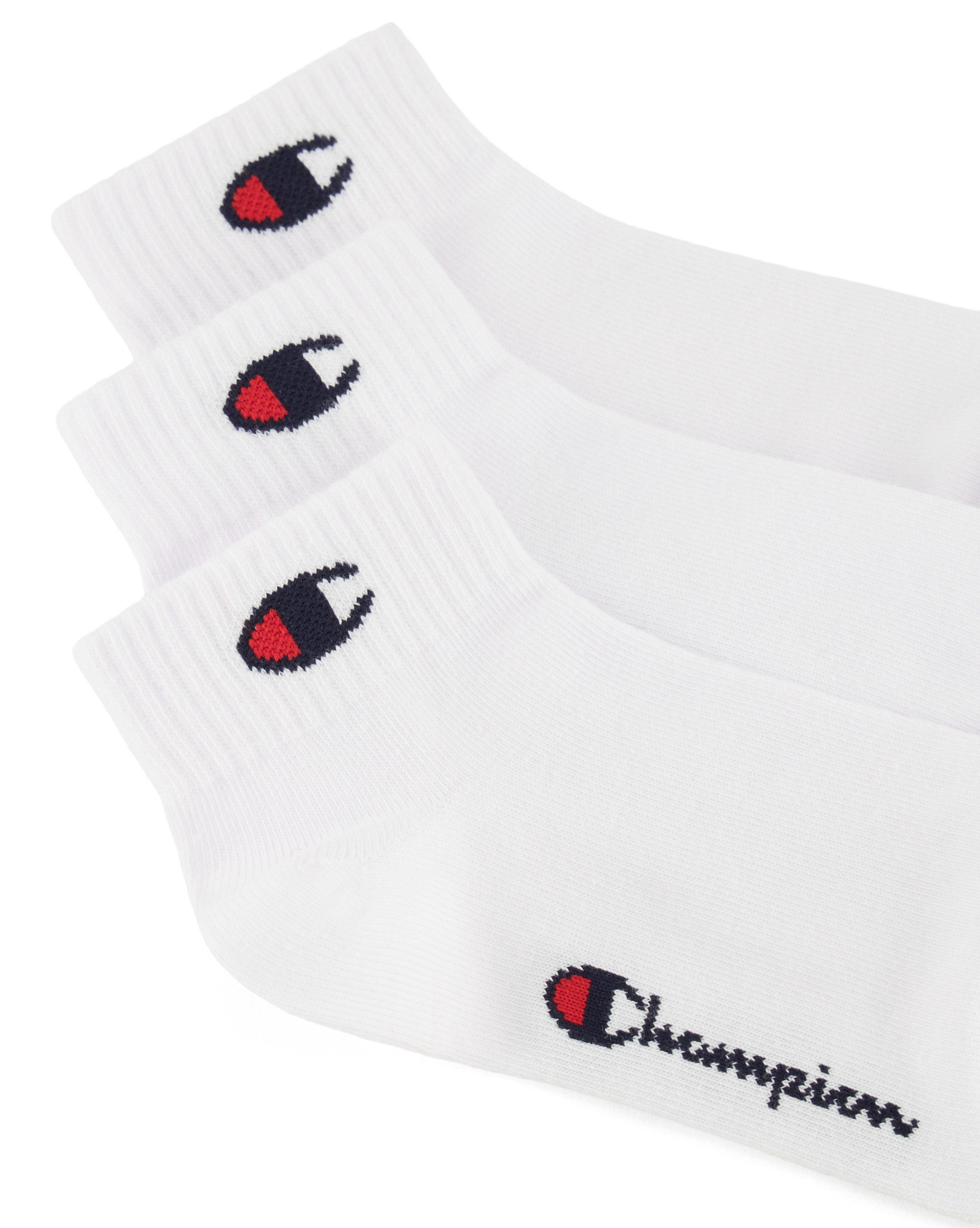 Champion Kurzsocken 6 Pack Quarter Socks (6-Paar, Set) für Kinder, sportlicher Look, aus Baumwollmischung