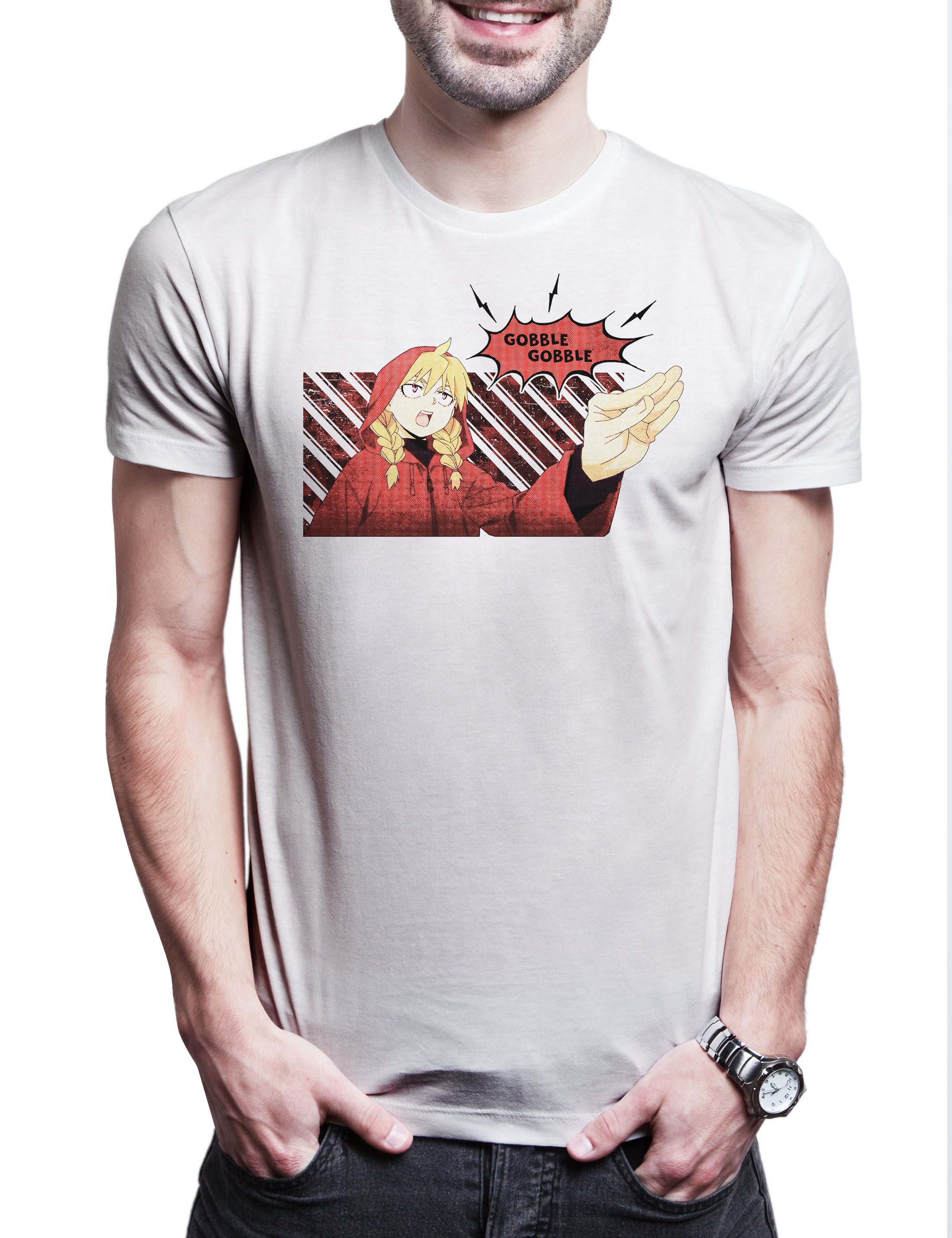 Print-Shirt Gobble Gobble 2 Herren T-Shirt Daemons Realm Manga Hiromu Of The