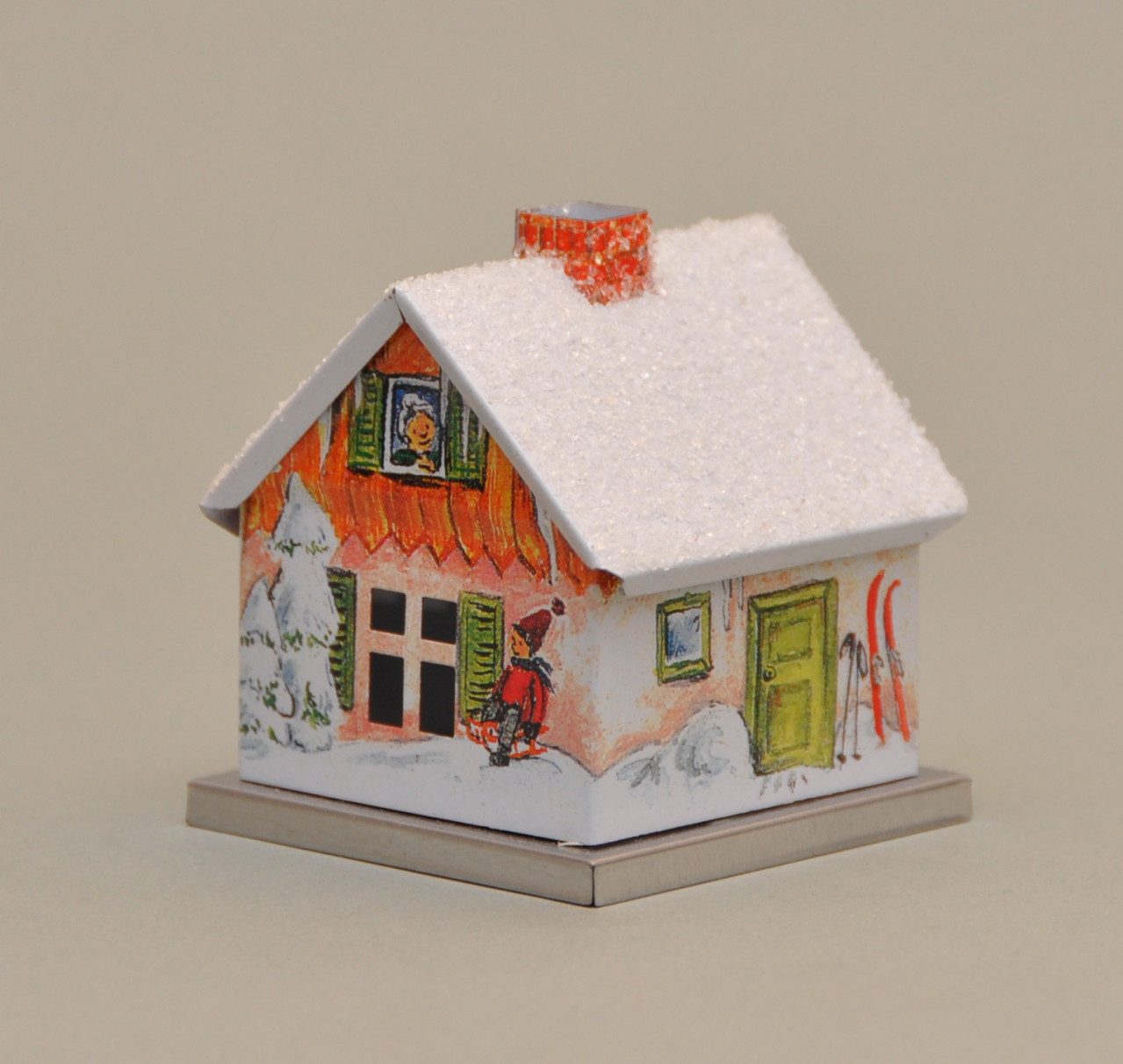 KNOX Räucherhaus Knox Räucherhaus aus Metall Motiv Winter-Märchen