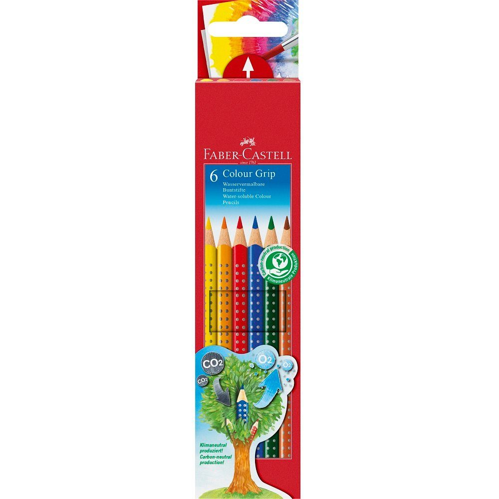 Faber-Castell Buntstift 6 Цветные карандаши CLASSIC GRIP farbsortiert