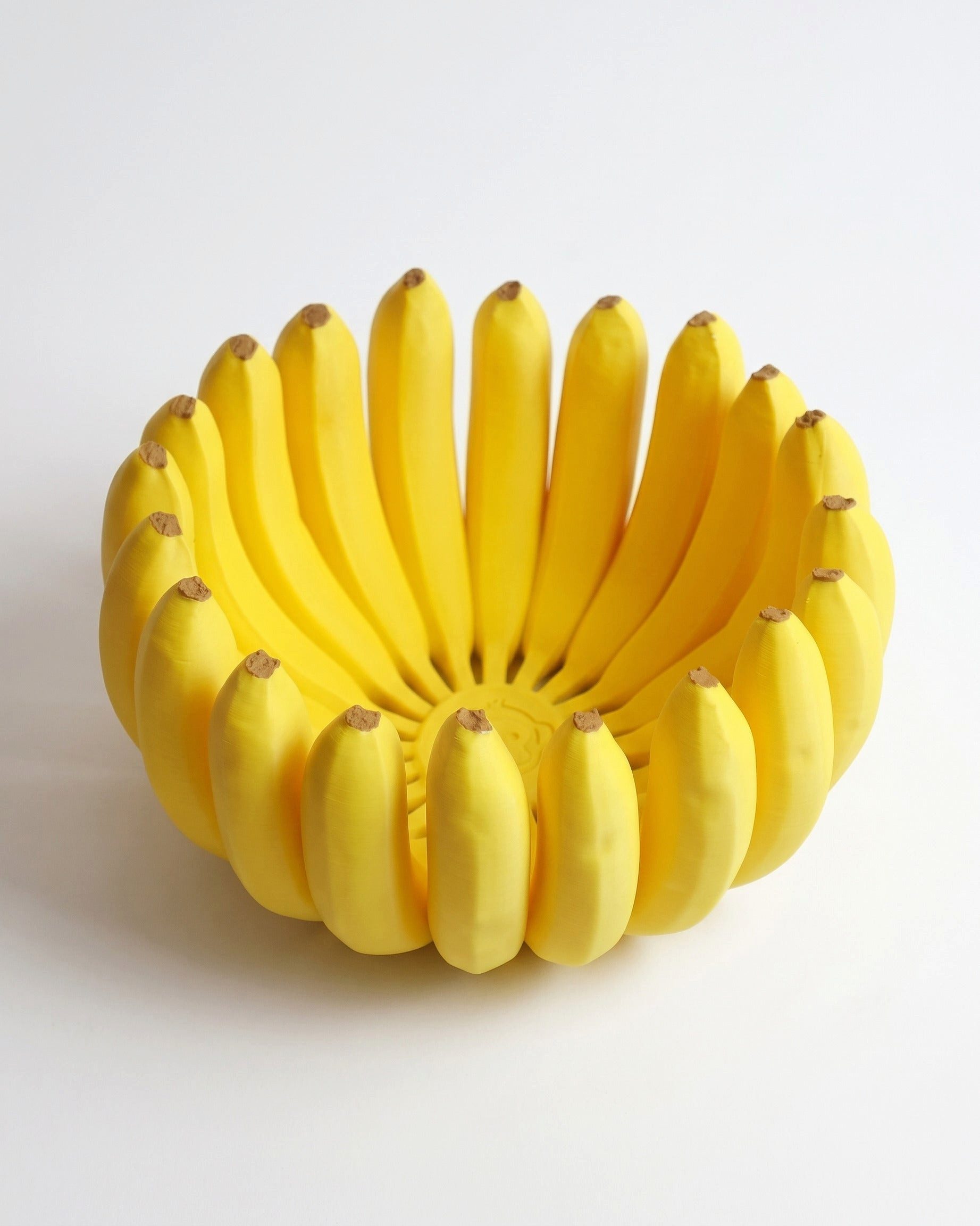 Roomberry Dekoschale Obstschale Banane M/L/XL 16–23 cm, Küche Wohnzimmer, handgefertigt, Fruchtschale und Obstkorb für den Esstisch