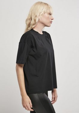 URBAN CLASSICS T-Shirt Urban Classics Damen Ladies Organic Oversized Pleat Tee 2-Pack (1-tlg)