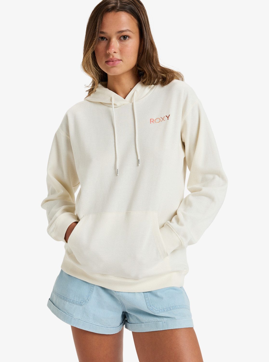 Roxy Kapuzensweatjacke SATURDAZE HOODI WBS0 EGRET günstig online kaufen