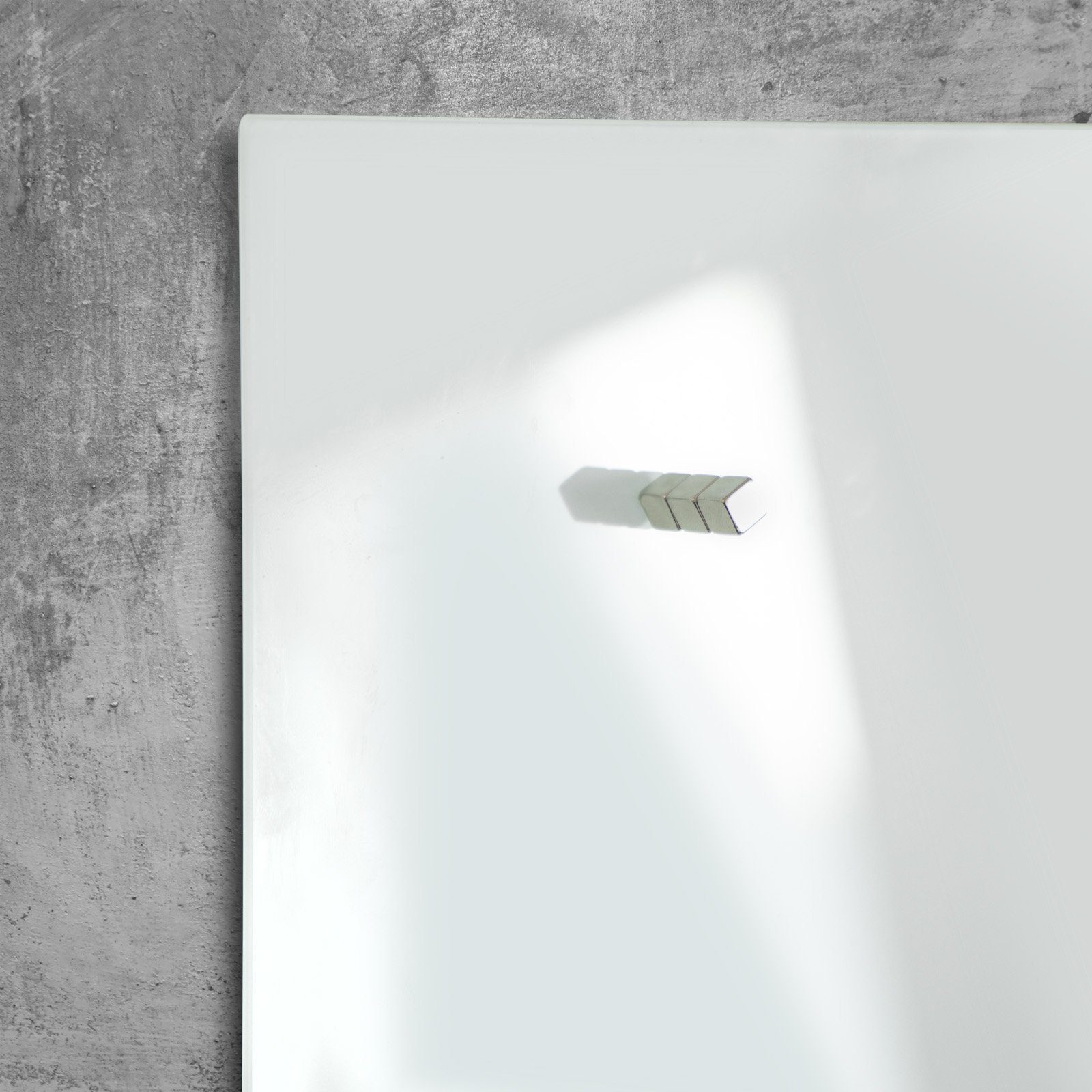 Kubus Magnettafel Glas-Whiteboard, verschiedene Größen, magnethaftend, Magnettafel, Sicherheitsglas