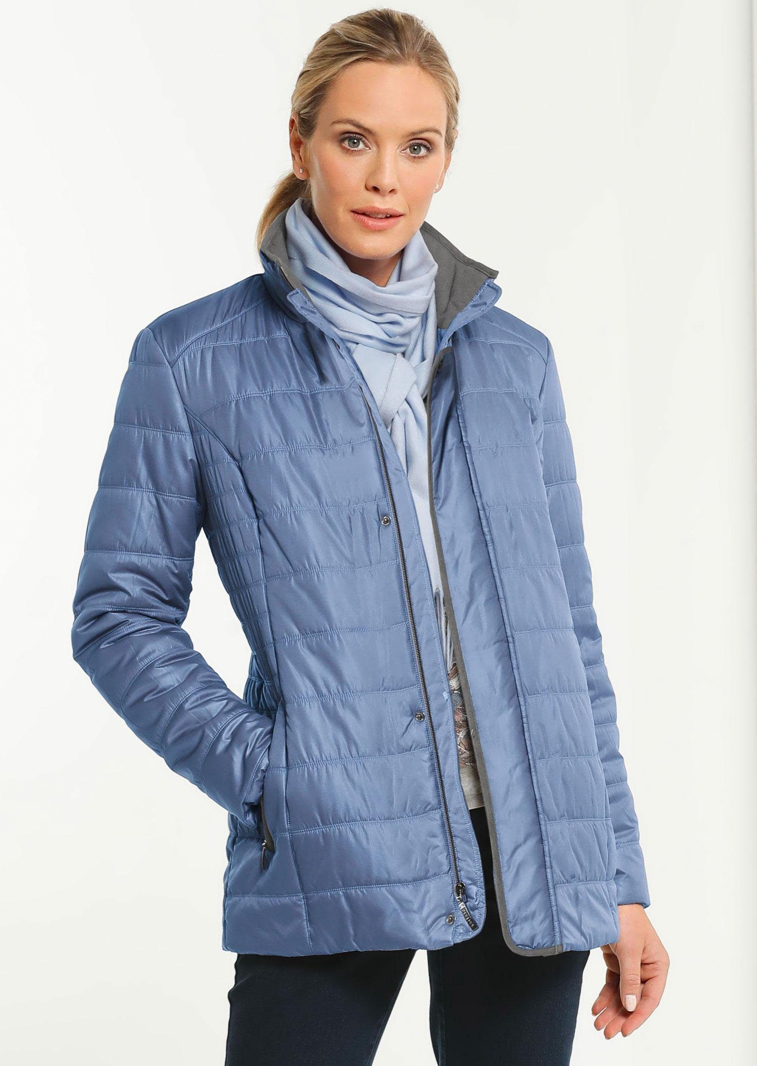 GOLDNER Winterjacke Detailreiche Steppjacke Feine Kontrastpaspel günstig online kaufen