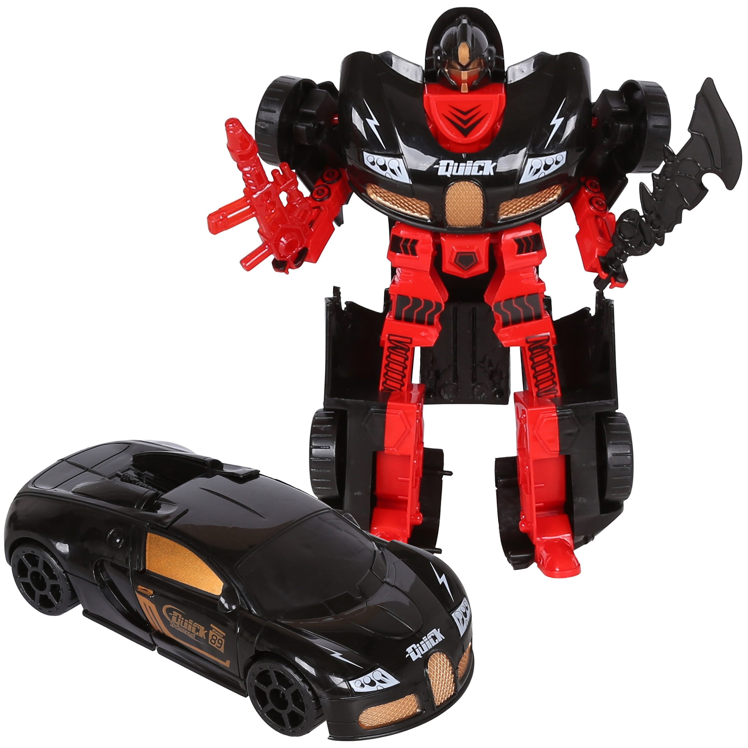 Sarcia.eu Spielzeug-Auto Roboter Auto 2in1, rotes Spielzeugauto für Kinder günstig online kaufen