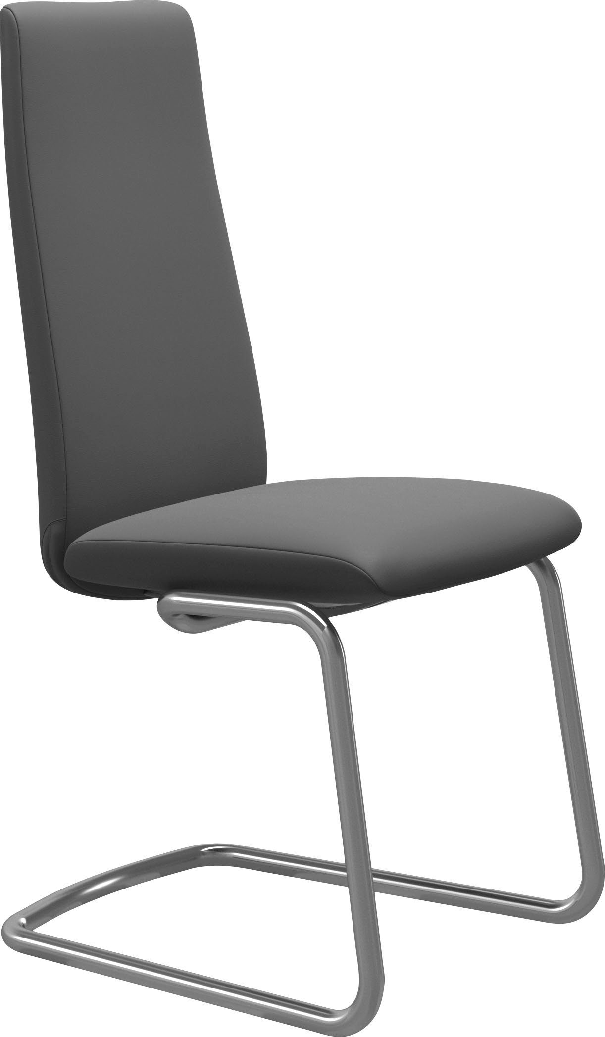 glänzend Laurel, High mit Beinen Stressless® Polsterstuhl in Chrom M, Back, Größe aus Stahl