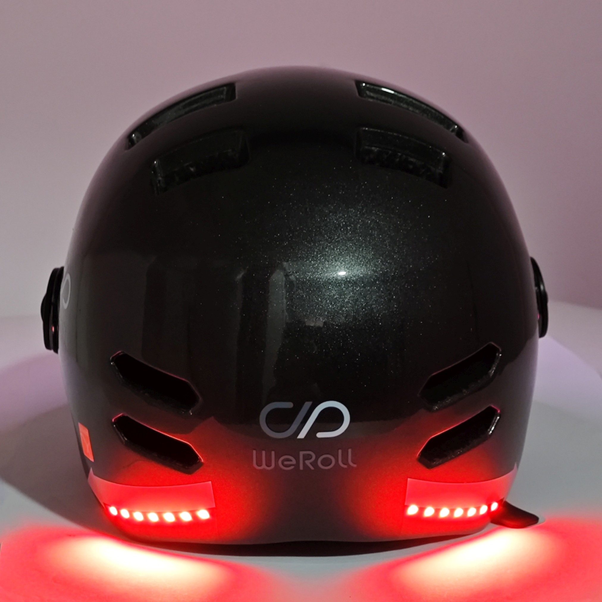 WeRoll Fahrradhelm Helm Fahrradhelm mit Blinkern Licht Visier E-Scooter LED Herren Damen