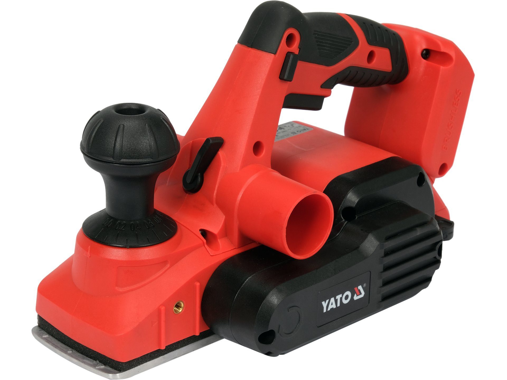 Yato Akku-Falzhobel Akku Hobel 18V, 82mm,15000 min⁻¹ (ohne Akku), Akku