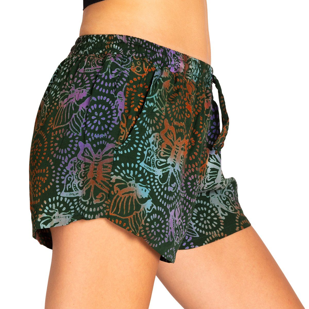 PANASIAM Strandshorts Damen Shorts Wachsbatik für günstig online kaufen