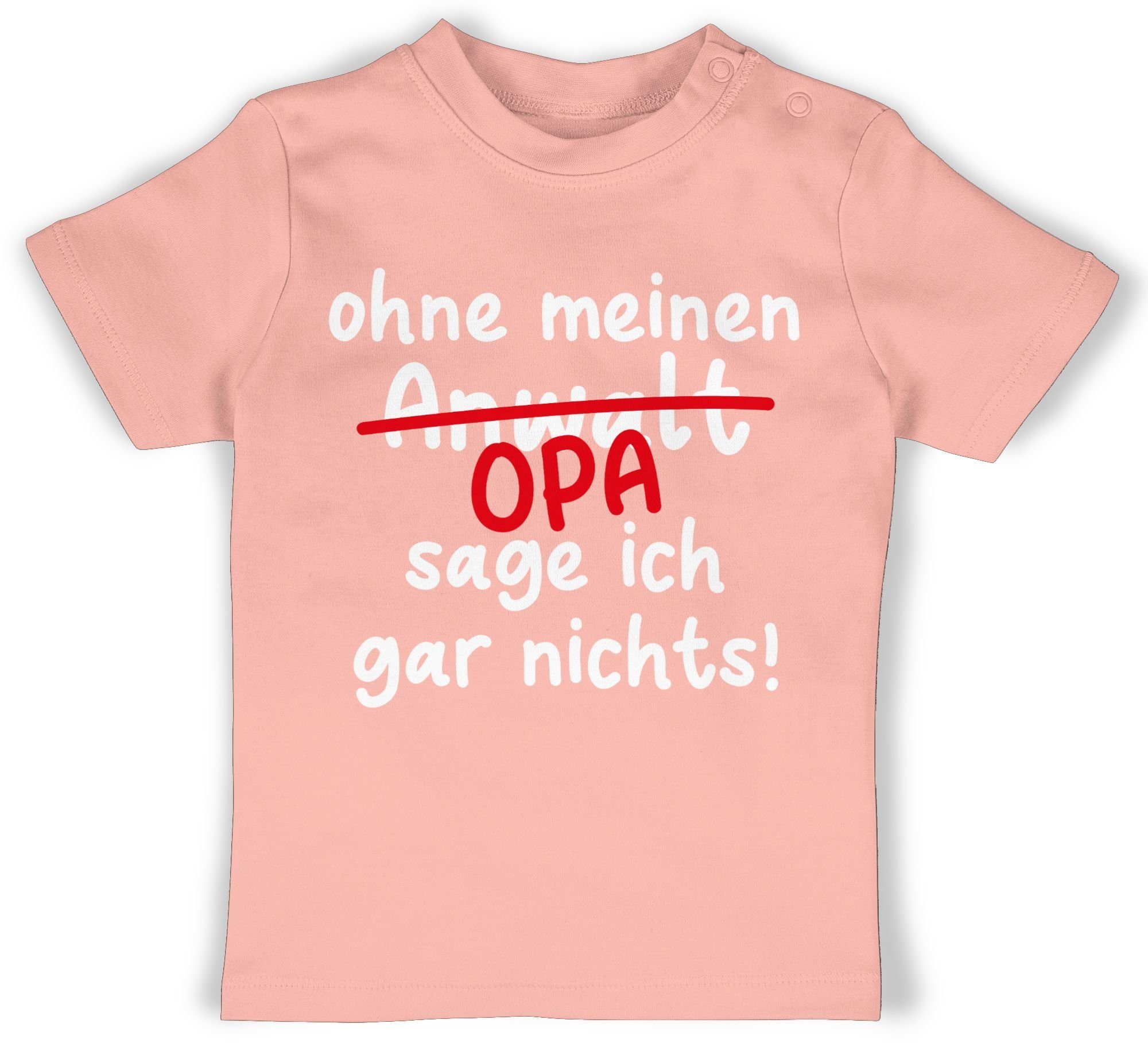 Shirtracer TShirt »Ohne meinen Opa sage ich gar nichts weiß