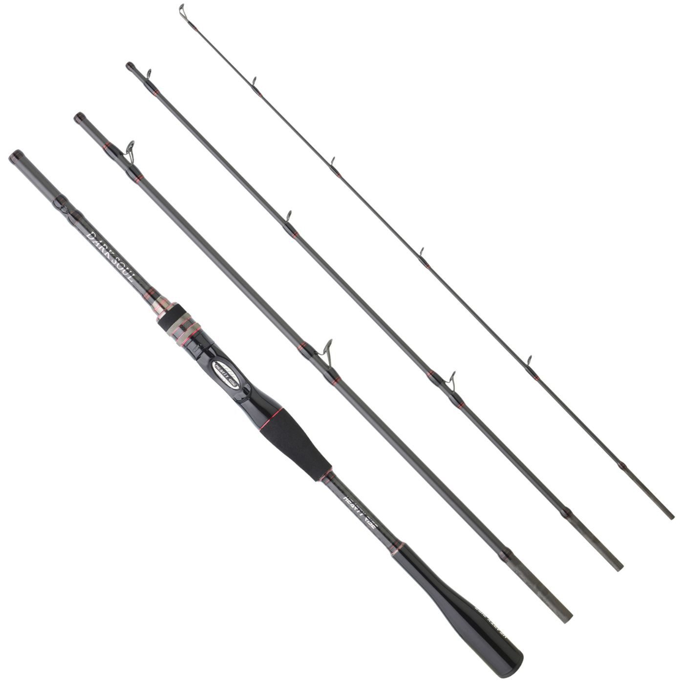 Spinnrute Hearty Rise Dark Soul Travel Casting 2,20m 14-42g - Reiserute