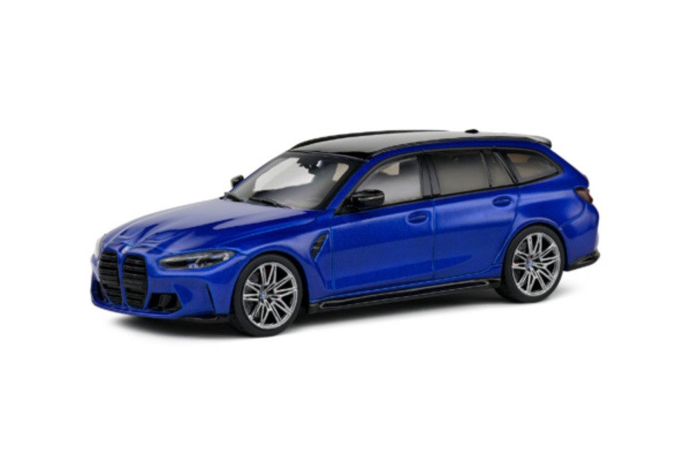 Modellauto BMW M3 Touring Kombi G81 2023 blau