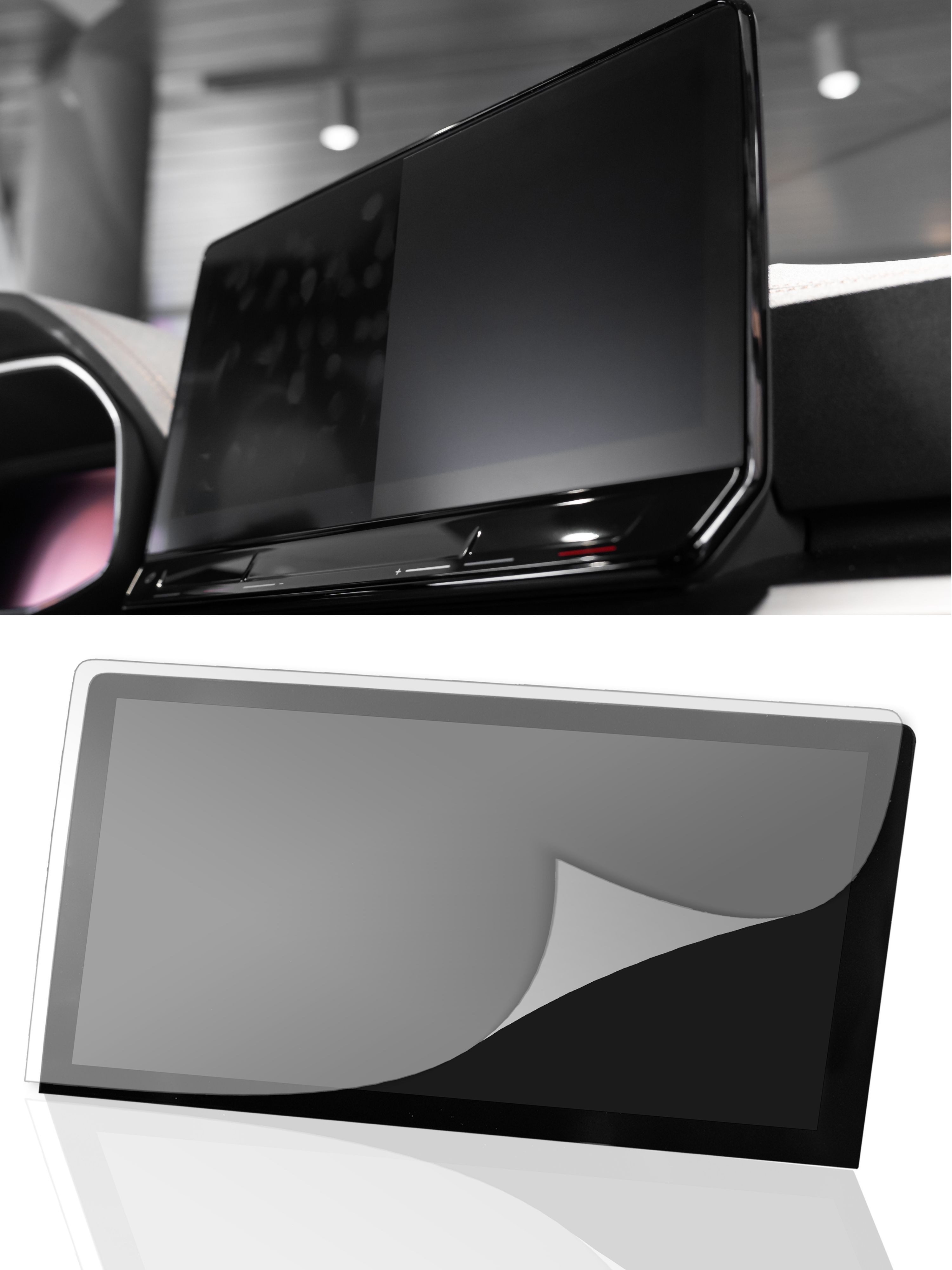 DISSKIN Displayschutzfolie DISSKIN Displayschutzfolie für Cupra Formentor / Born / Leon 12" für Cupra Formentor / Born / Leon 12", 1 Stück, Anti-Fingerabdruck