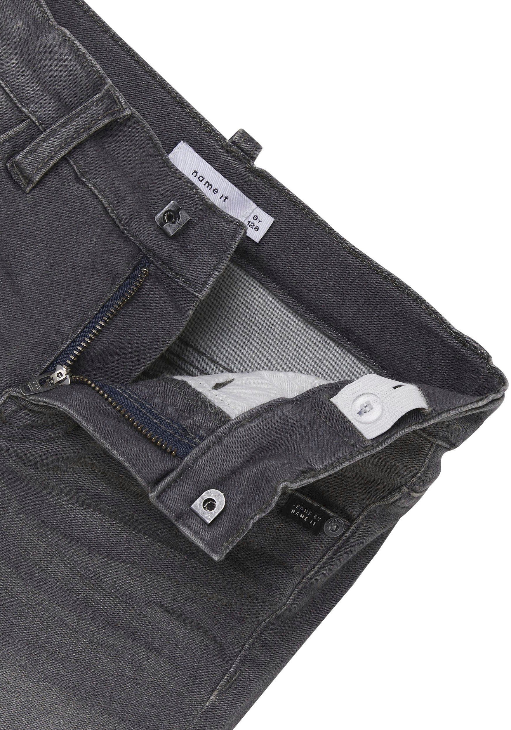 Name Stretch-Jeans It denim grey dark