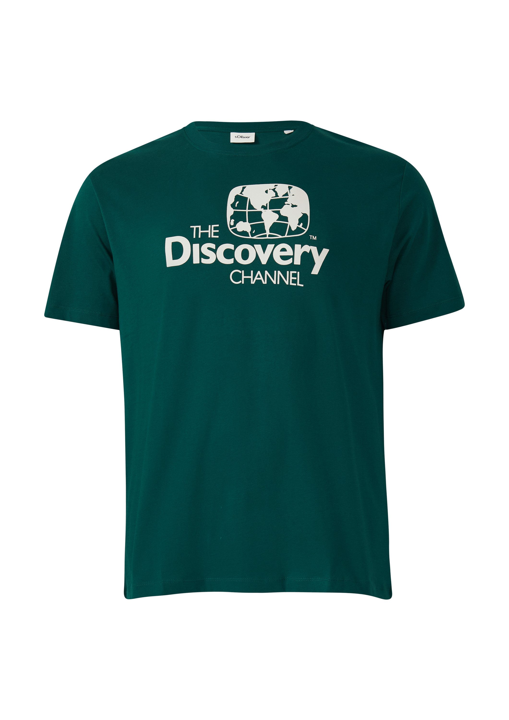 s.Oliver Kurzarmshirt T-Shirt T-Shirt mit Discovery™-Print günstig online kaufen