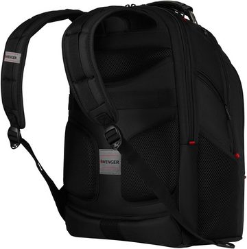 Wenger Laptoprucksack Ibex Deluxe, schwarz, für Laptops bis 16 Zoll; inkl. USB-Schleuse