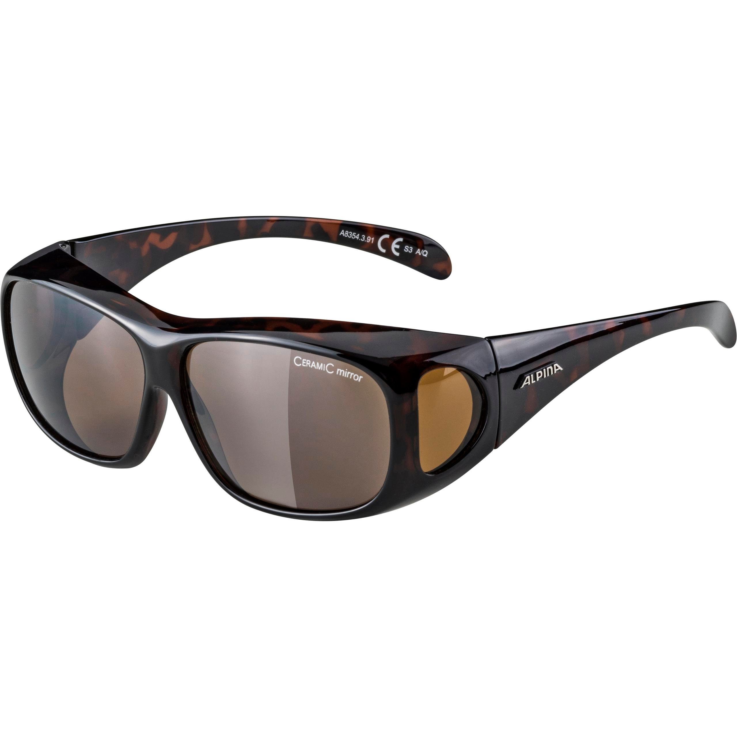 Alpina Sonnenbrille Alpina Sportbrille OVERVIEW ceramic mirror brown