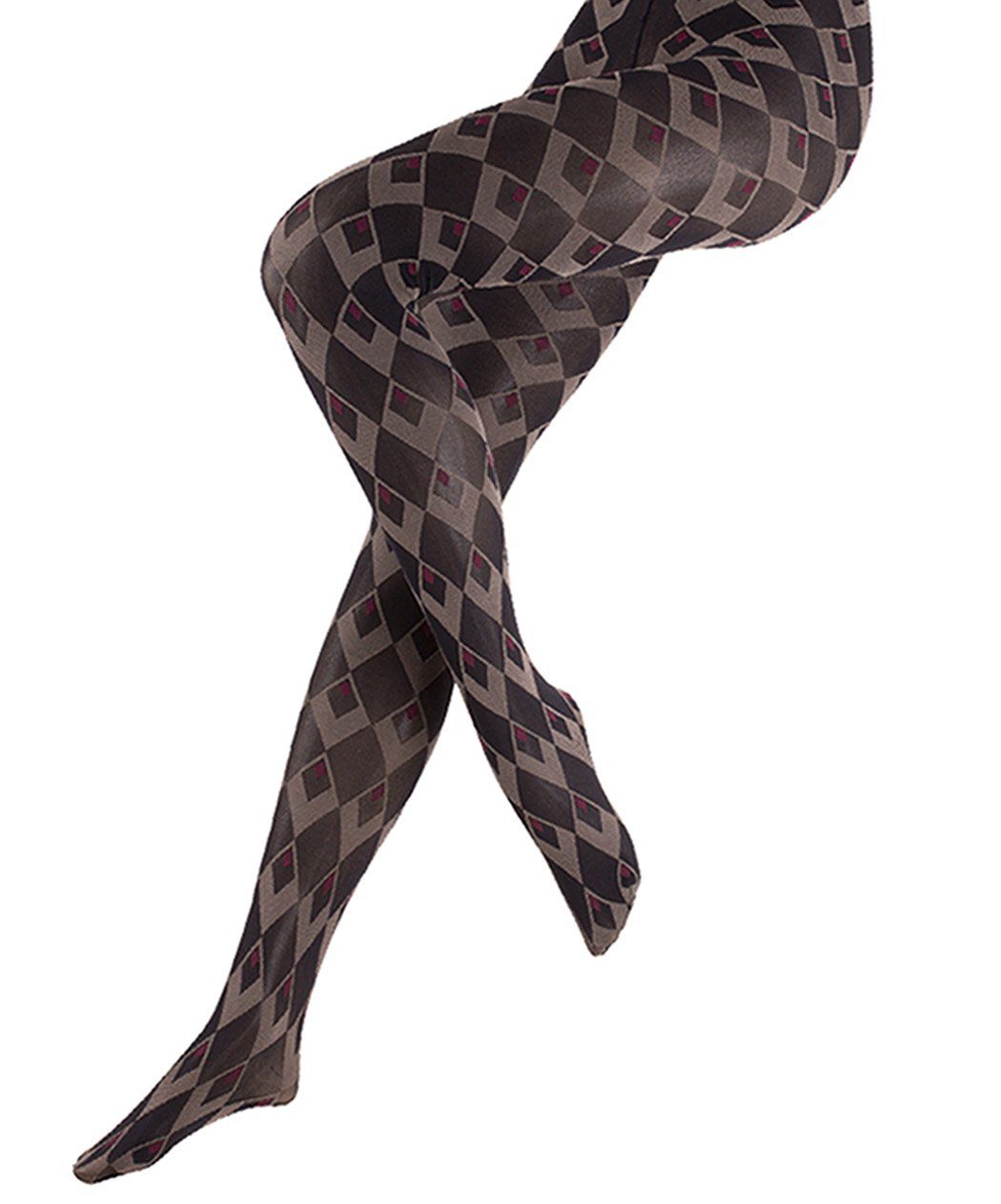 Sympatico Feinstrumpfhose Sympatico Fashion Feinstrumpfhose HARLEKIN 50 DEN günstig online kaufen