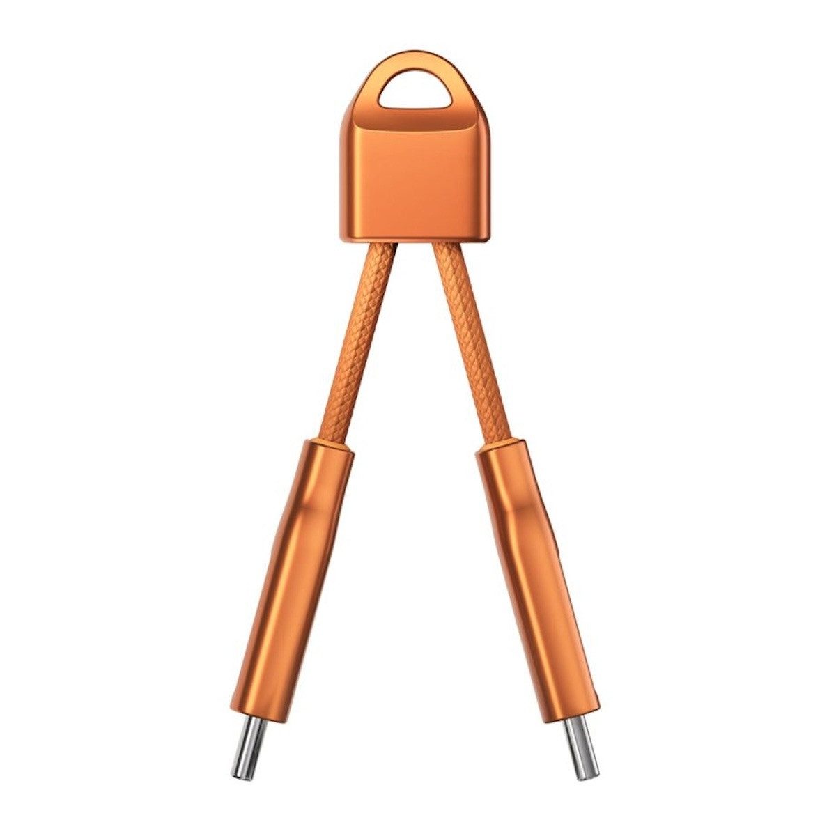 Nomad ChargeKey USB-Kabel, für USB-C-Geräte, Stellar Orange