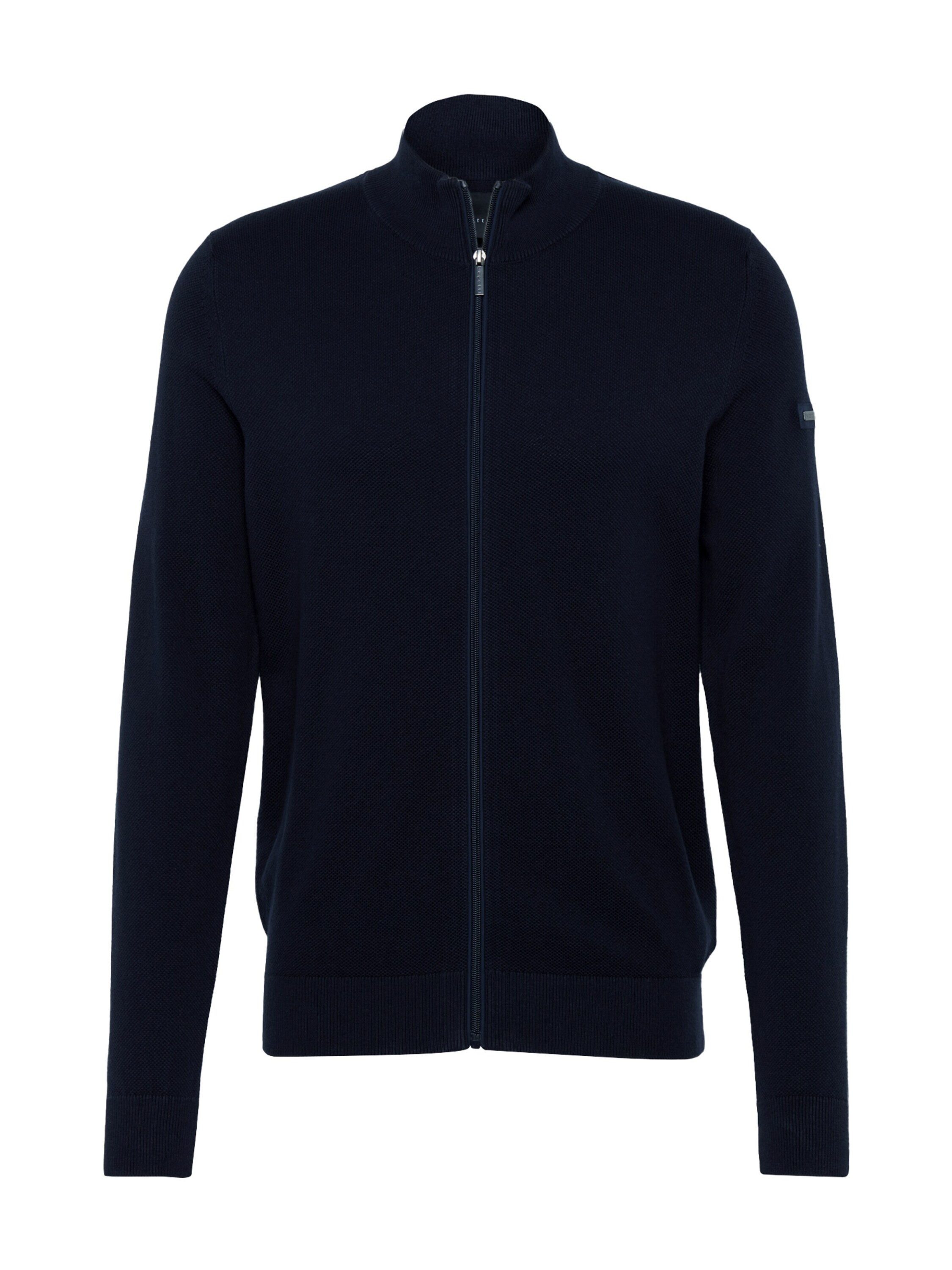 bugatti Strickjacke (1-tlg) Plain/ohne Details