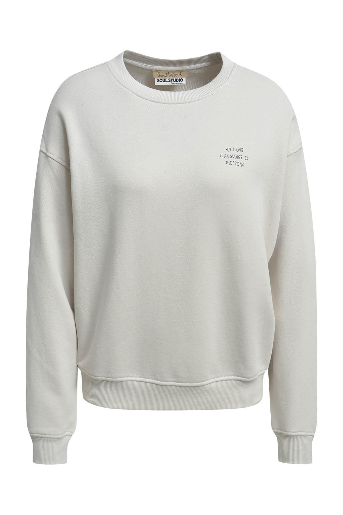 Smith & Soul Sweatshirt mit Statement-Print, Relaxed Fit