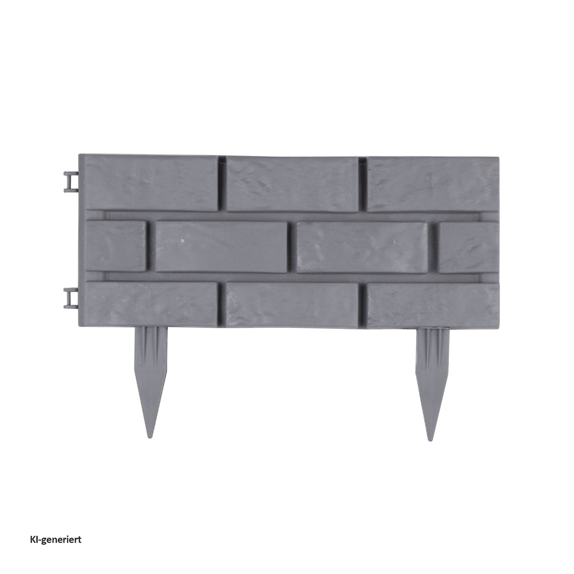 HTI-Living Beetumrandung Beeteinfassung Steinmauer 4-teilig Nessa, LxH: 45x29 cm, Set, 4 Module, Beetbegrenzung Beetumrandung
