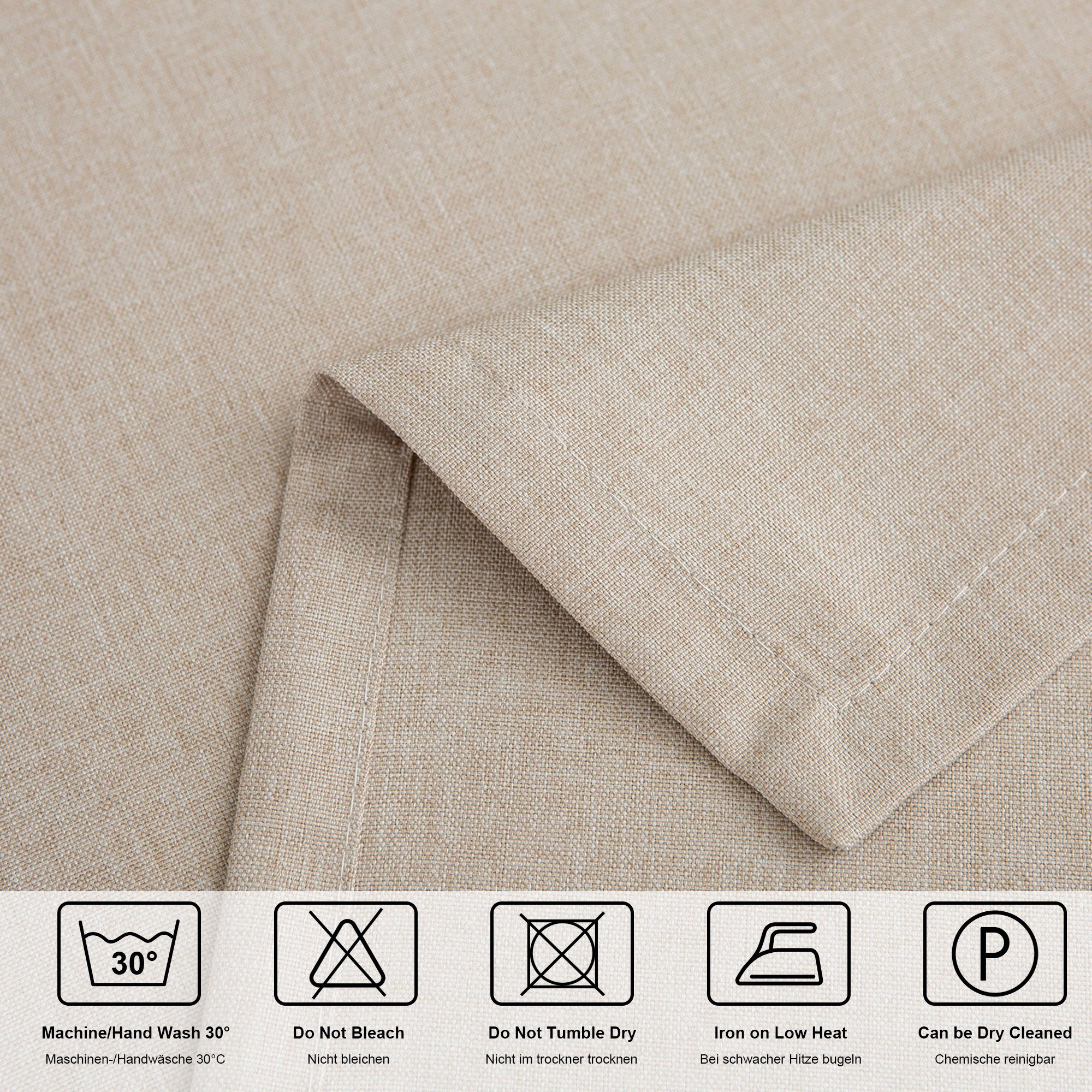 Simurq Tischläufer Modern Outdoor - Indoor Abwaschbar, (Table Runner Tischband, Pflegeleicht & fleckenabweisend Läufer) – Bild 5 von 5