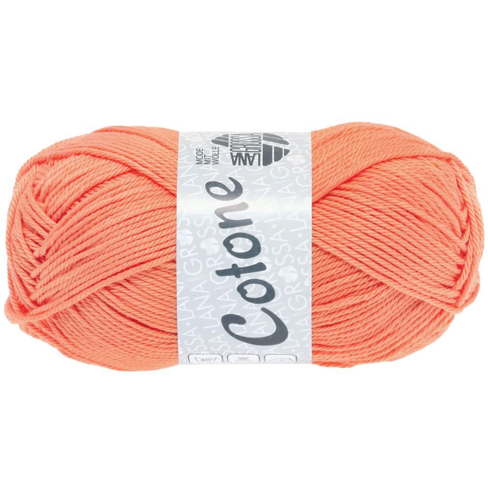 LANA GROSSA COTONE Häkelwolle, 125 m (vielseitiges Baumwoll-Basicgarn), 50 g
