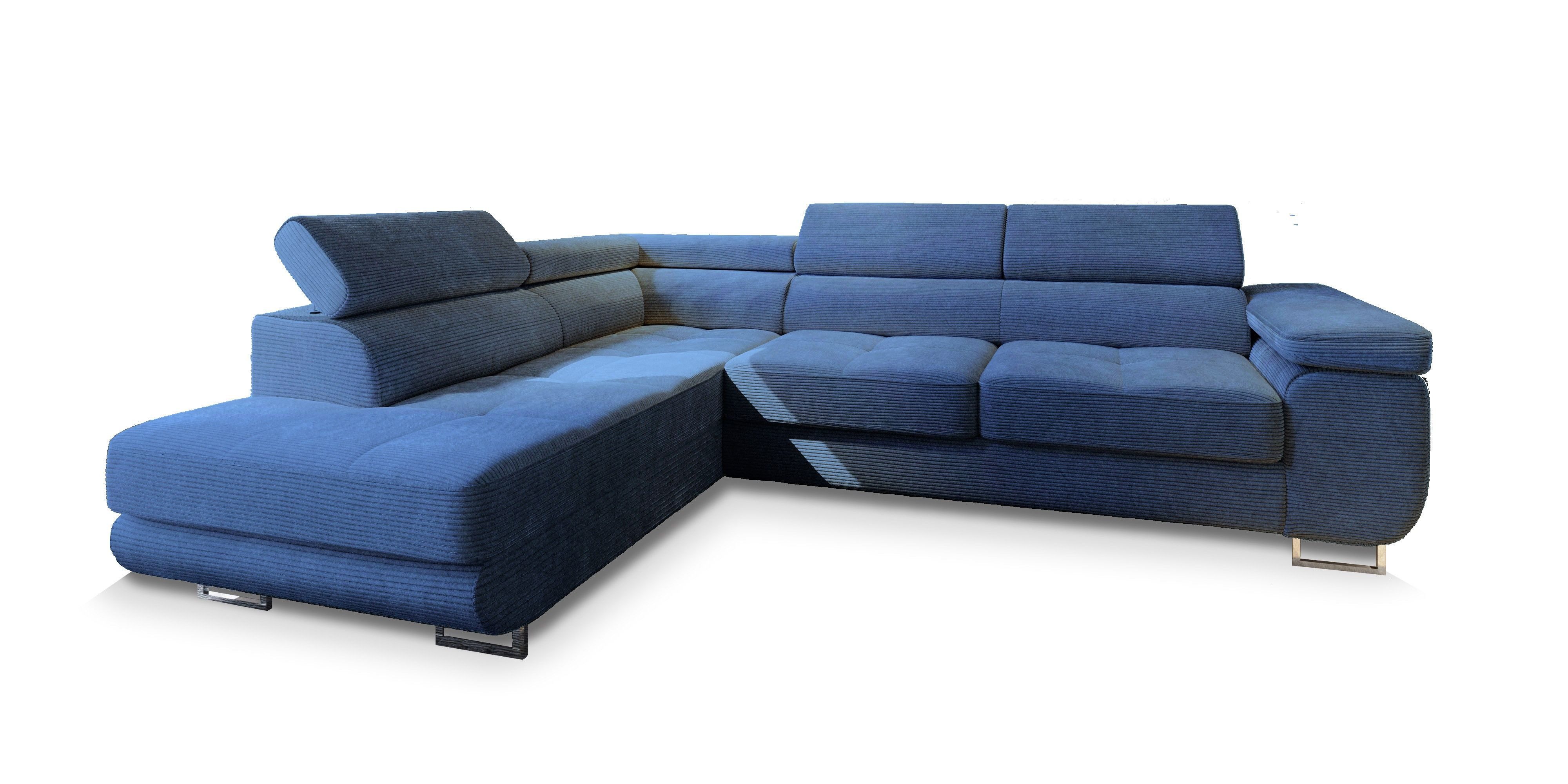 Masseno Ecksofa APIRO mit Schlaffunktion L-Form, Sofa mit Bettkasten