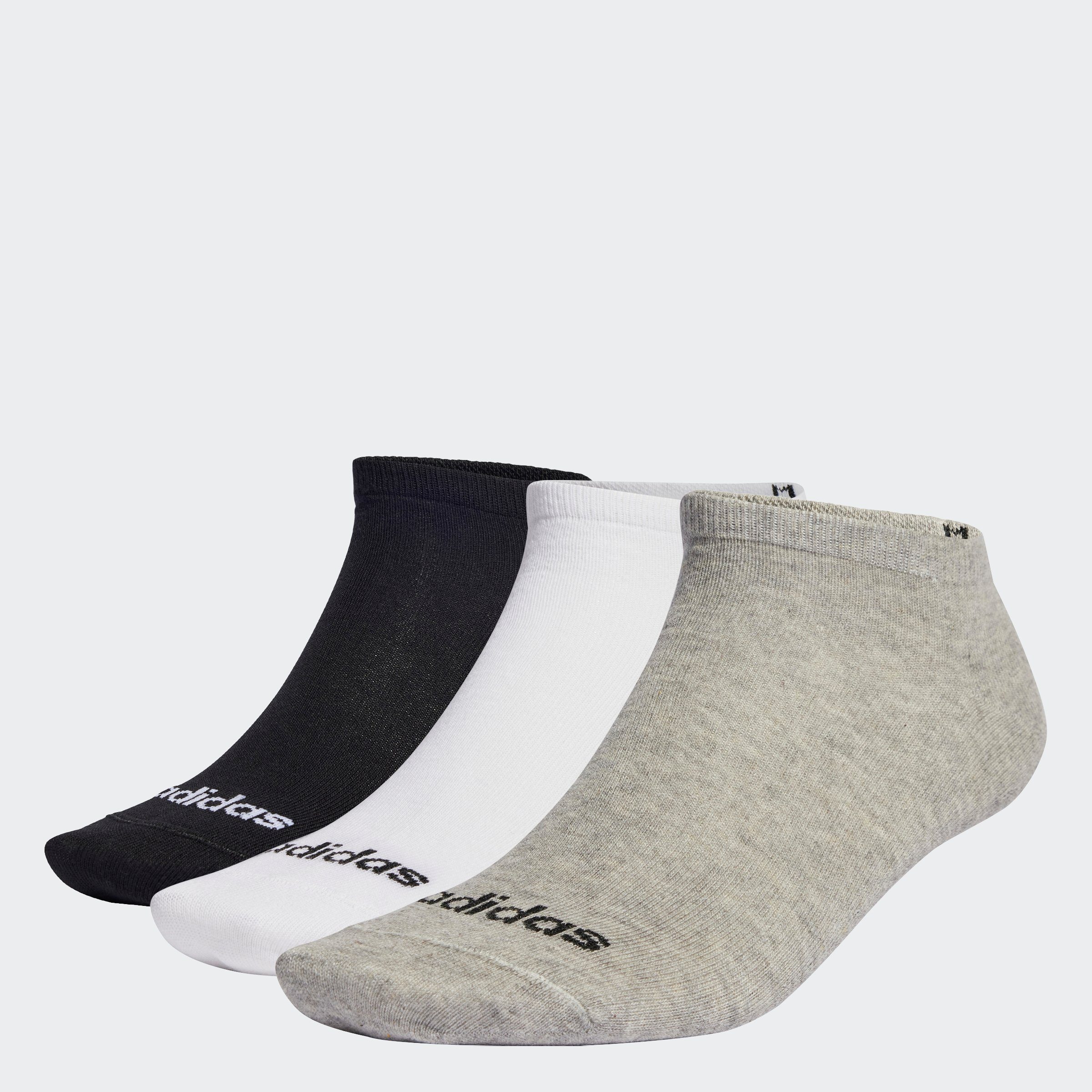 adidas Performance Funktionssocken THIN LINEAR LOWCUT SOCKEN, 3 PAAR (3-Paar)