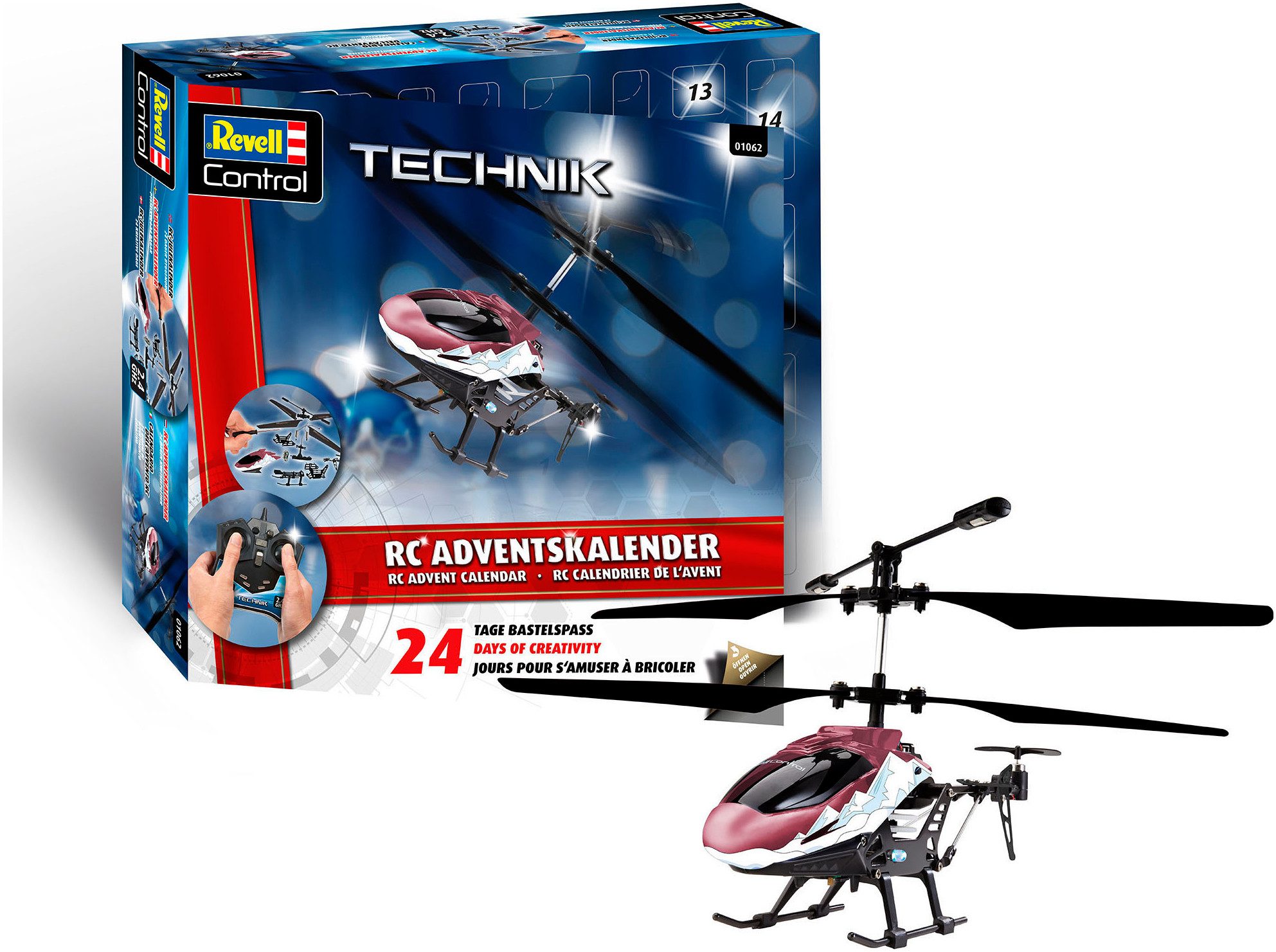 Revell® Spielzeug-Adventskalender RC Helikopter, ferngesteuerter RC Hubschr günstig online kaufen