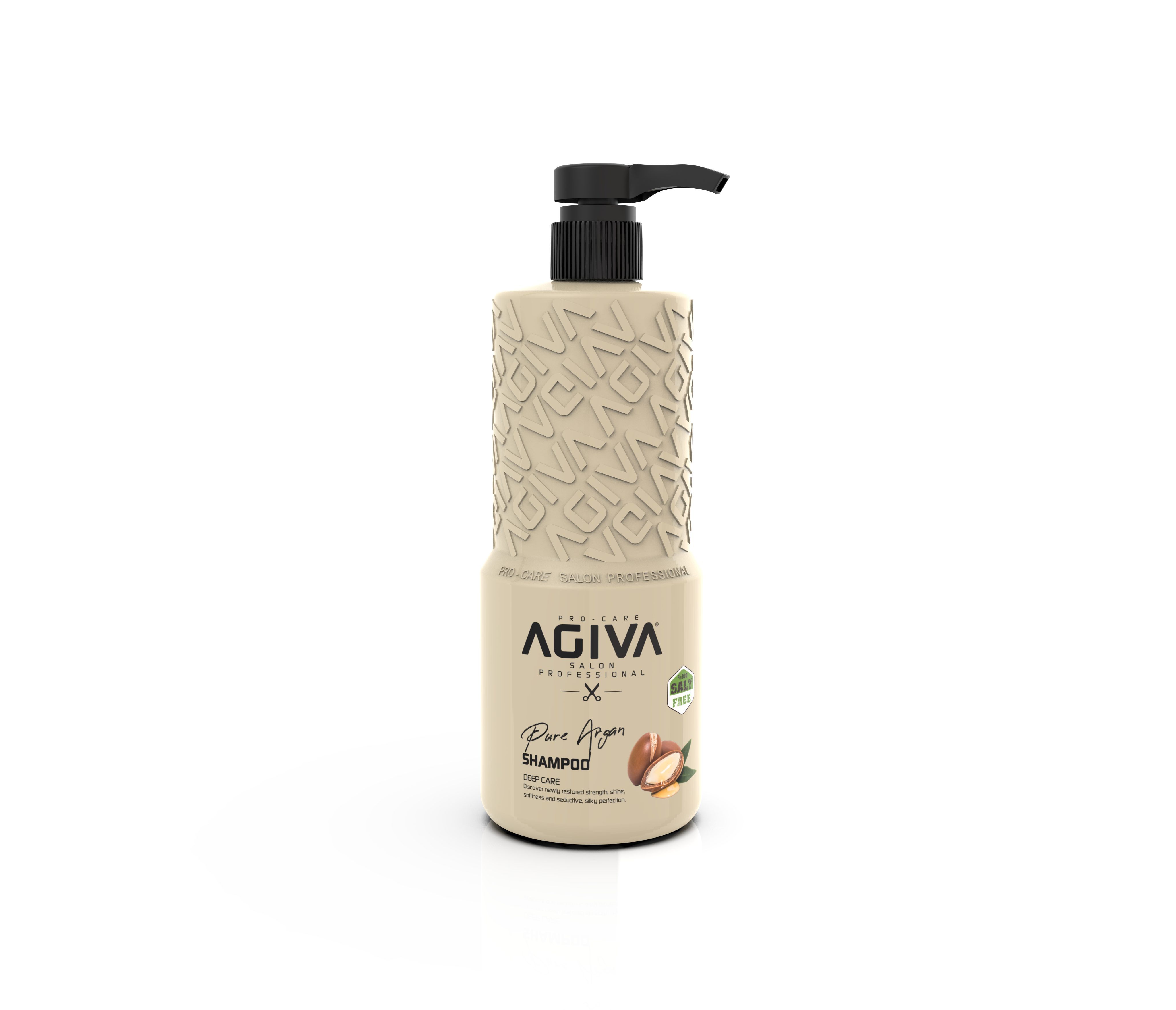 Haarshampoo AGIVA Pure Argan Shampoo Intensivreinigung Salzfrei 800ml